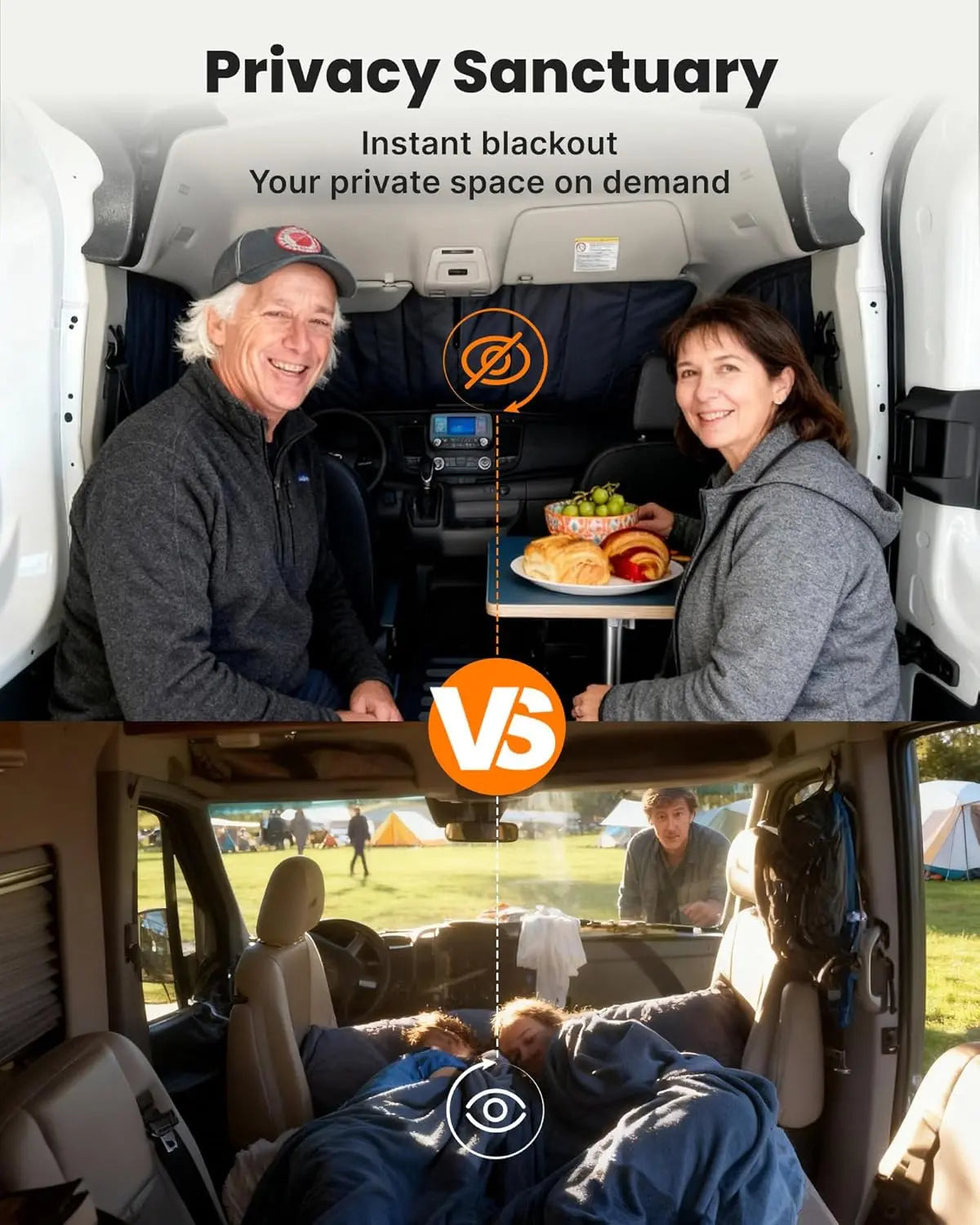 Insulated Blackout Van Window Covers for Mercedes Benz Sprinter NCV3 2007-2018 - MELIPRON
