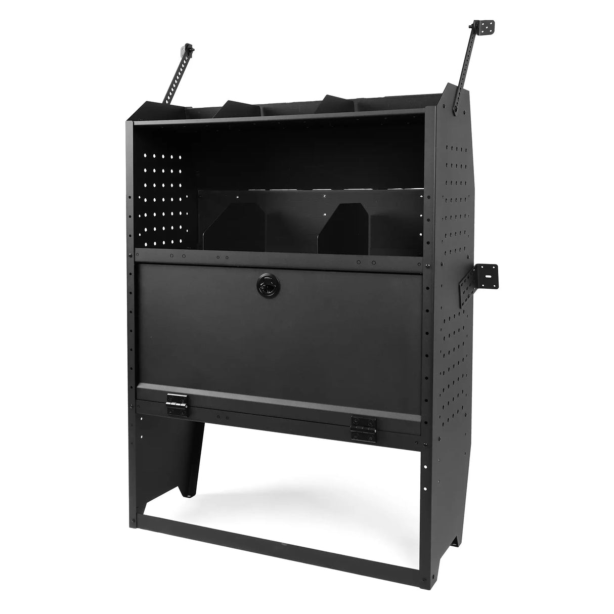 MELIPRON Cargo Van Shelves with Lockable Door Kits for Transit Connect, Promaster City, Chevy City Express, Nissan NV200