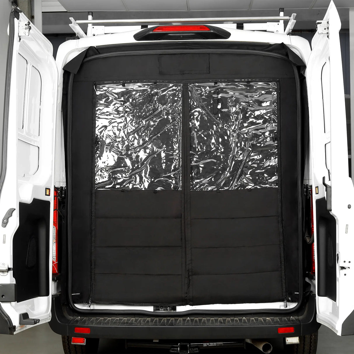 Insulated Rear Door Van Chill Curtain Fit for Ford Transit 2015-2025 Medium Roof-1