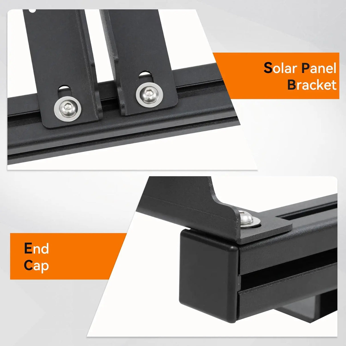 Aluminum Van Roof Rack Pro for Ford Transit 148" for Solar Panels Installation-12