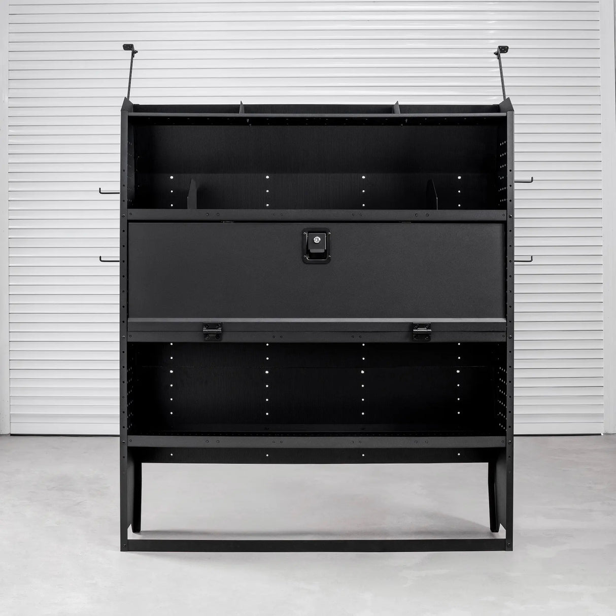 Melipron 46" H x 13" D Steel Cargo Van Shelving Storage with Door