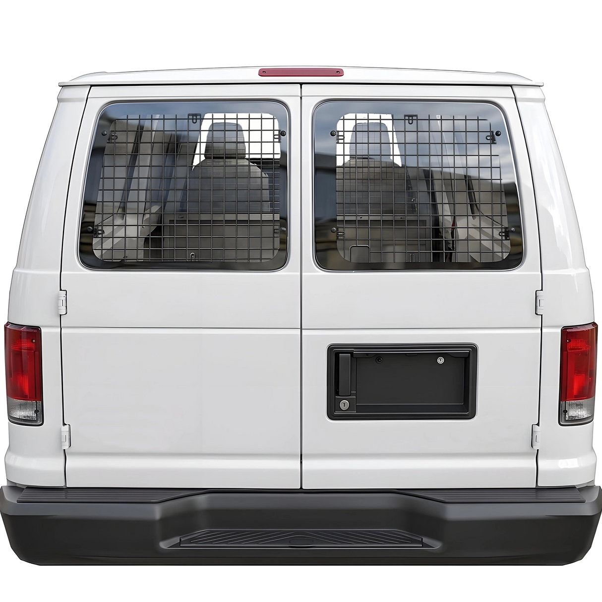 Melipron Rear Window Security Screens for 1992-2014 Ford E-series - Pair
