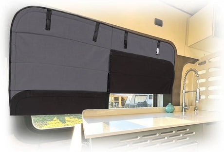 Melipron Magnetic Insulated Middle Window Cover for Mercedes Sprinter NCV3 & VS30 170"/170" ext – Driver Side -1