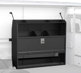 MELIPRON Cargo Van Shelves with Lockable Door Kits for Transit Connect, Promaster City, Chevy City Express, Nissan NV200