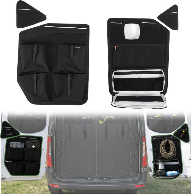Melipron Rear Door Lower Storage Panels for Mercedes Sprinter VS30 Mid & High Roof 2019-2026 – Pair -1