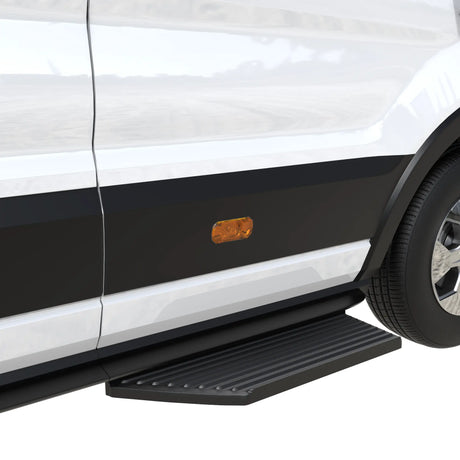 Running Board Fits for Ford Transit 150, 250, 350, Aluminum Rear Side Steps for Van No-Drilling Required-2