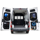 Melipron Full Rear Door Storage System for Mercedes Sprinter VS30 High Roof 2019–2026 – Upper, Middle & Lower Organizer Kit