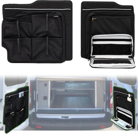 Melipron Rear Door Lower Storage Panels for Ford Transit Mid & High Roof 2015-2026 – Pair -1
