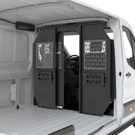 Melipron Van Bulkhead Partition for 2015-2024 Ford Transit Low Roof With Sliding Door