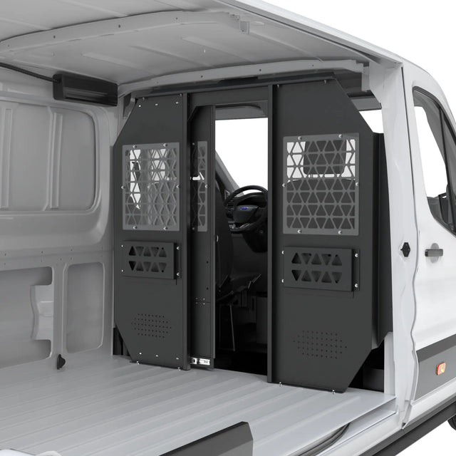 Melipron Van Bulkhead Partition for 2014-2026 Ford Transit Low Roof With Sliding Door