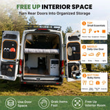 Melipron Rear Door Middle Storage Panels for Ford Transit Mid & High Roof 2015-2026 – Pair -2