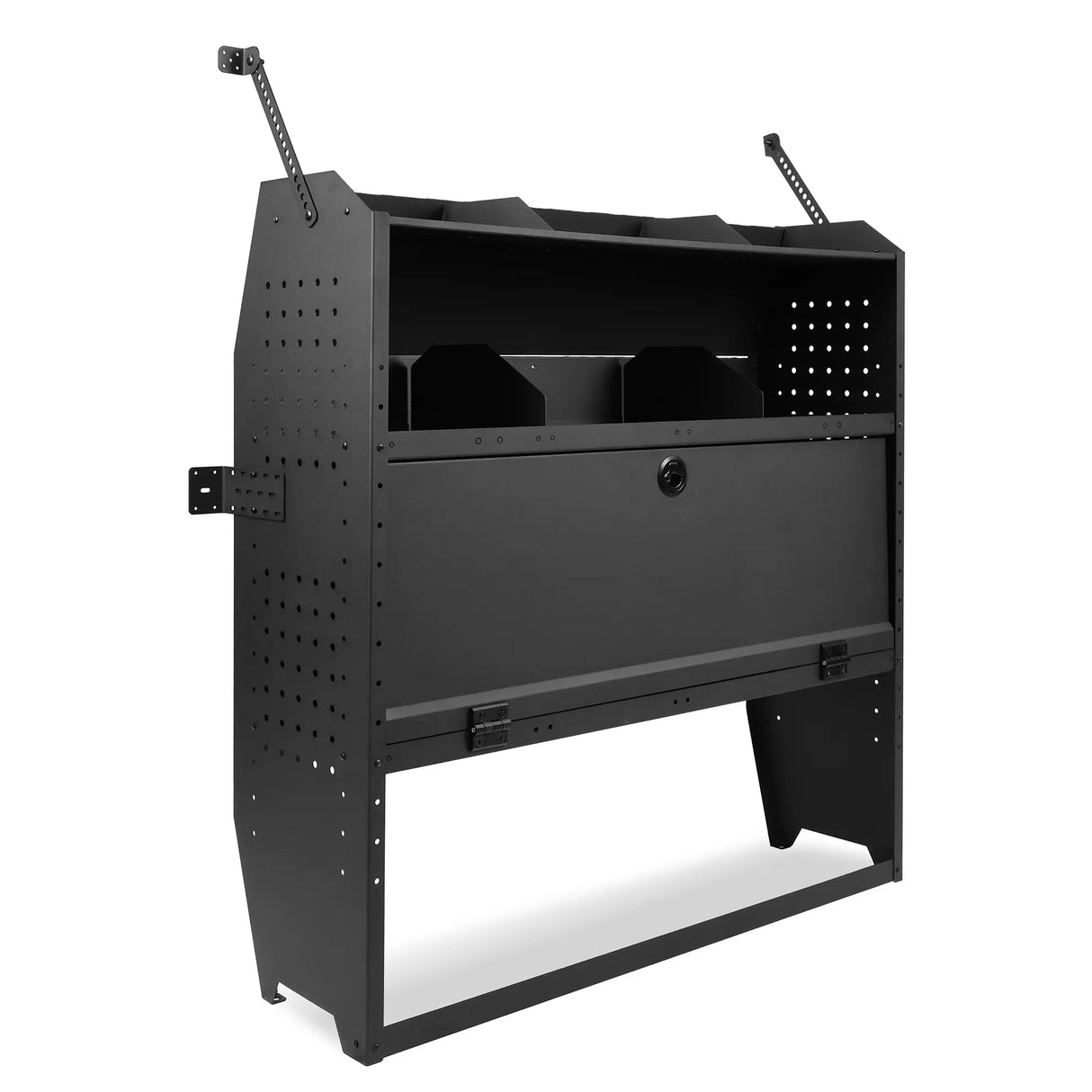 MELIPRON Cargo Van Shelves with Lockable Door Kits for Transit Connect, Promaster City, Chevy City Express, Nissan NV200