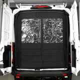  Insulated Rear Door Van Chill Curtain Fit for Ford Transit 2015-2025 Medium Roof-1