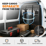Melipron Van Bulkhead Partition for Mercedes Sprinter High Roof with Lockable Hinged Door -4