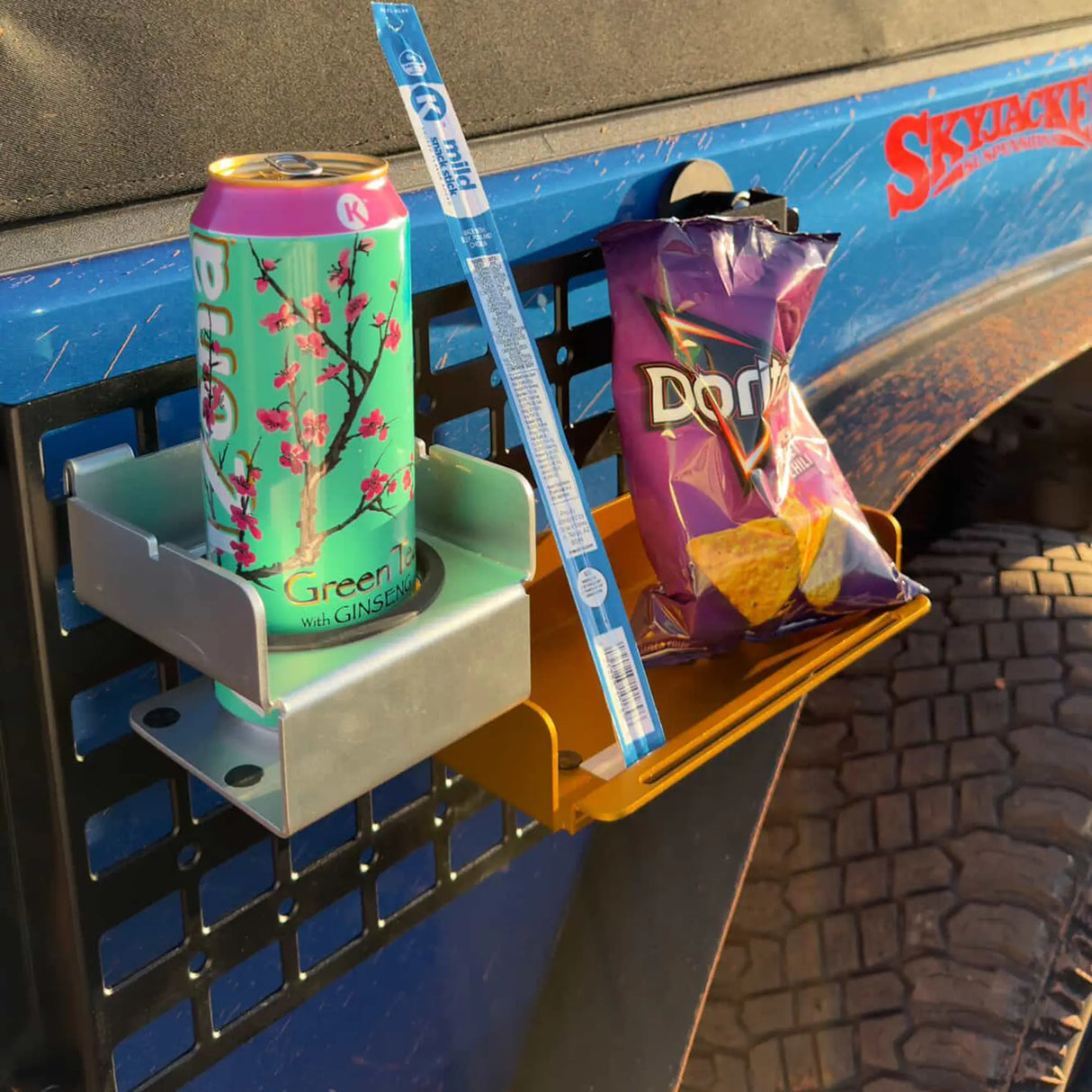 Magnetic Toolbox Tray Set with MOLLE Panel – Modular Detachable Storage Shelf for Camper Vans, Camping, Outdoor Cooking, Garages & Workshops-12