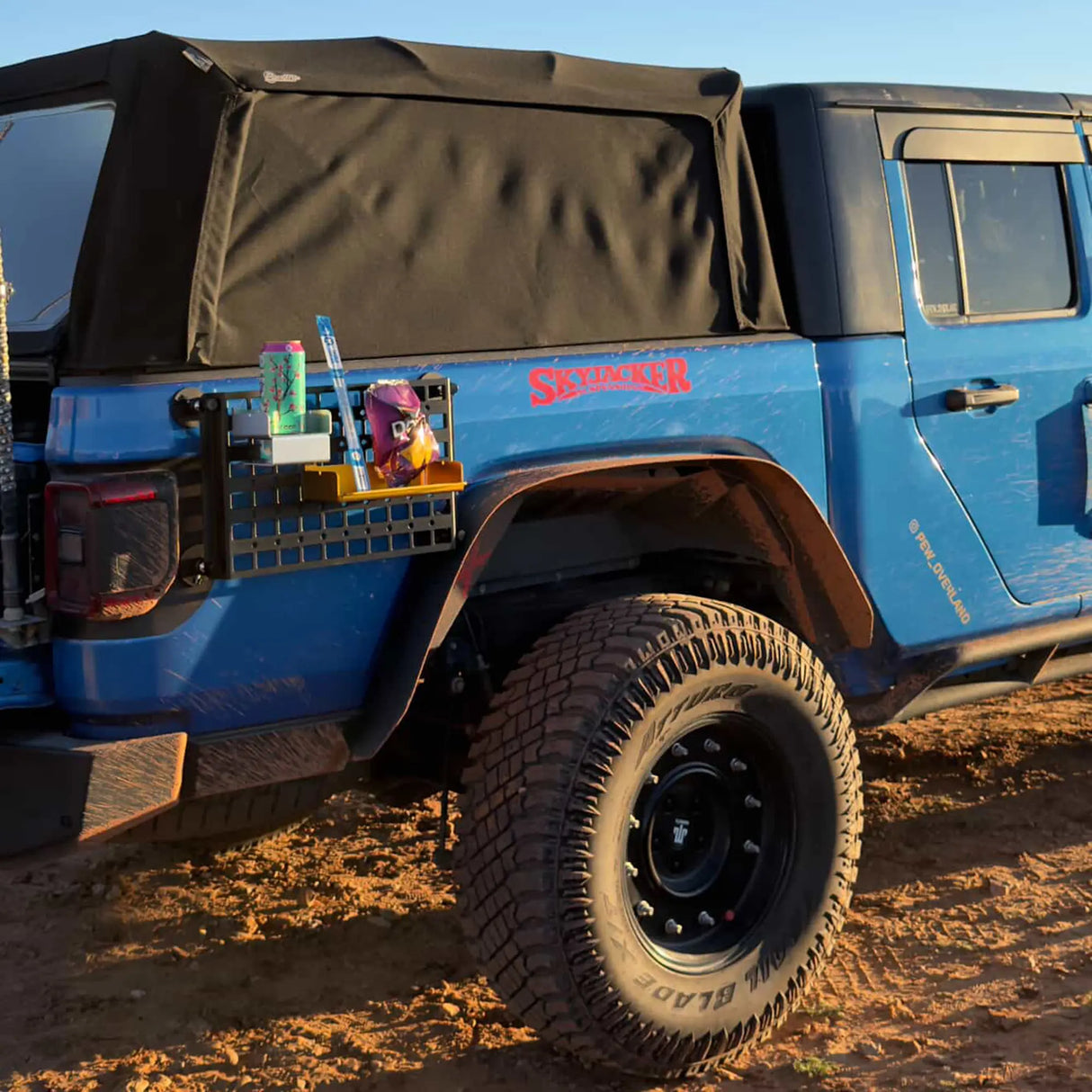 Magnetic Toolbox Tray Set with MOLLE Panel – Modular Detachable Storage Shelf for Camper Vans, Camping, Outdoor Cooking, Garages & Workshops-17