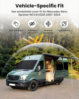 Magnetic Front Windshield Cover for Mercedes-Benz Sprinter Van NCV3/VS30 2007- on - MELIPRON