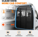 Melipron Van Bulkhead Partition for Mercedes Sprinter High Roof with Lockable Hinged Door