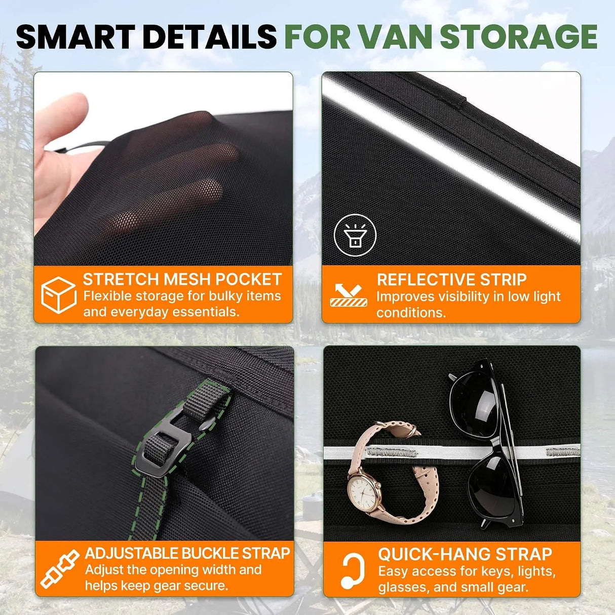 Melipron Rear Door Lower Storage Panels for Ford Transit Mid & High Roof 2015-2026 – Pair -5
