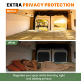 Melipron Rear Door Middle Storage Panels for Ford Transit Mid & High Roof 2015-2026 – Pair -5