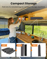 Insulated Blackout Van Window Covers for RAM Promaster - MELIPRON