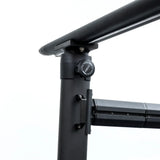 Melipron Adjustable Ladder Rack for Full-Size Truck Beds –  Heavy-Duty Aluminum Work Rack for Lumber, Pipes, Ladders & Tools Compatible with Tonneau Cover