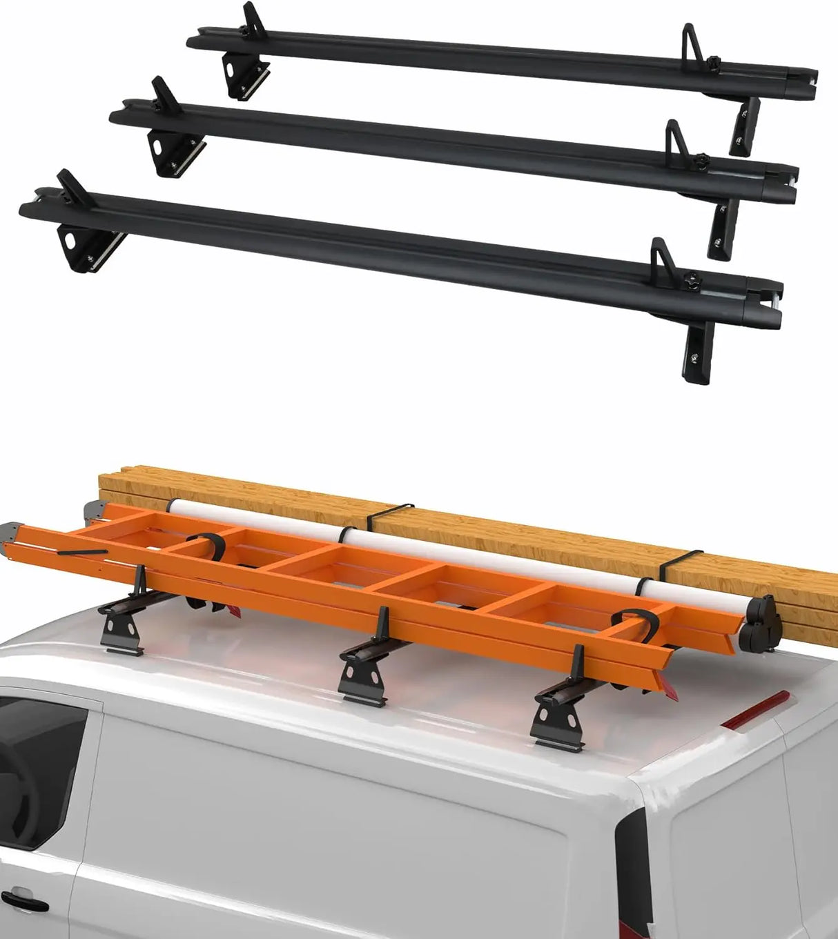 Aluminum Van Roof Rack Fit for Ford Transit, Ram Promaster, Nissan NV-1