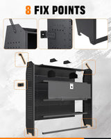 Commercial Van Shelving with Door Kit, 42''W x 46''H x 13''D -8