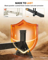 800lbs Van Roof Ladder Rack with Rear Roller Fits for 2015-2025 Ford Transit 150 250 350, Steel Cargo Van Rack with Anti-Rust Coating, Ideal for Transporting Ladders, Pipes-4