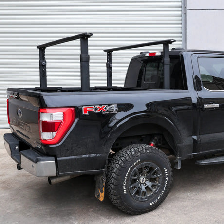 Adjustable Truck Bed Ladder Rack for Full Size Truck 600 LBS-2