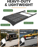 【Preorder】MELIPRON Ford Transit 148" Mid Roof Aluminum Roof Rack – Heavy-Duty Utility Platform with 6pcs Molle Decks for Solar Panels & Overland Gear