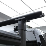 Melipron Adjustable Ladder Rack for Full-Size Truck Beds –  Heavy-Duty Aluminum Work Rack for Lumber, Pipes, Ladders & Tools Compatible with Tonneau Cover