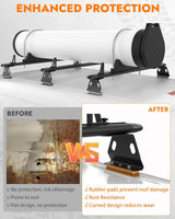 Aluminum Van Roof Rack Fit for Ford Transit Connect, RAM Promaster City, Nissan NV200, Chevy City Express-6