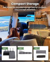 Melipron Magnetic Insulated Sliding Door Window Cover for Ford Transit Mid & High Roof 2015-2026
