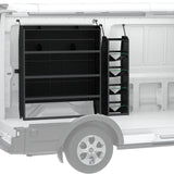 MELIPRON Cargo Van Shelving & Refrigerant Tank Rack, 52″W x 60″H x 13″D Steel Shelf and 3-Tier Freon Tank Holder for HVAC Service Vans