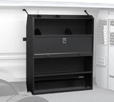 Melipron 60" H x 13" D Steel Cargo Van Shelving Storage with Door-3