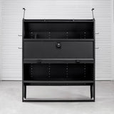 Melipron 46" H x 13" D Steel Cargo Van Shelving Storage with Door