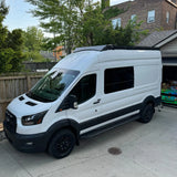 Melipron Aluminum Van Roof Rack Pro for Ford Transit 148" for Solar Panels Installation